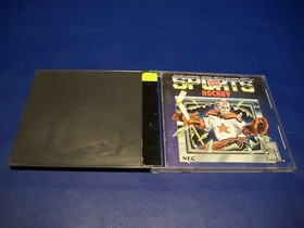 NEC TurboGrafx-16 Game ~ TV SPORTS HOCKEY ~ Complete ~ Tested  Works Great!