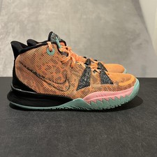 Nike Kyrie 7 Play for the Future Shoes Youth 6Y Orange Plant CW3235-800