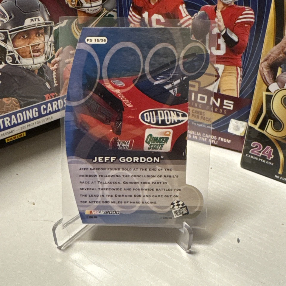 2000 Press Pass Stealth 99 Fusion Jeff Gordon Die-Cut #FS15/36 Racing Card - Image 2 of 2