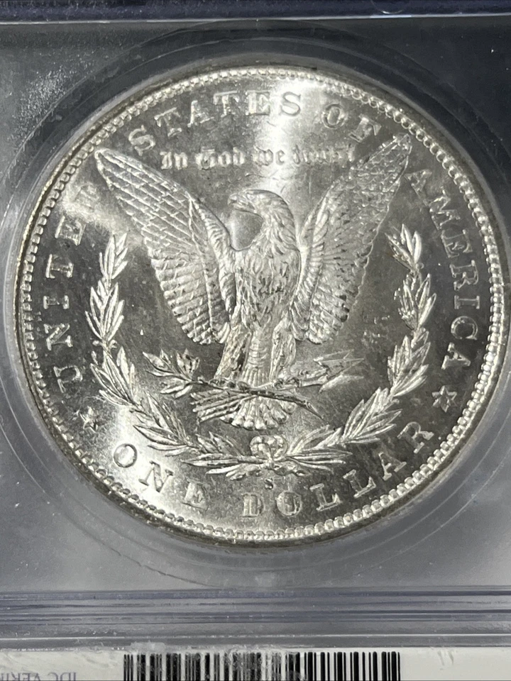 1880-S $1 Morgan Silver Dollar ICG -MS 63 6072942405. - Image 4 of 4