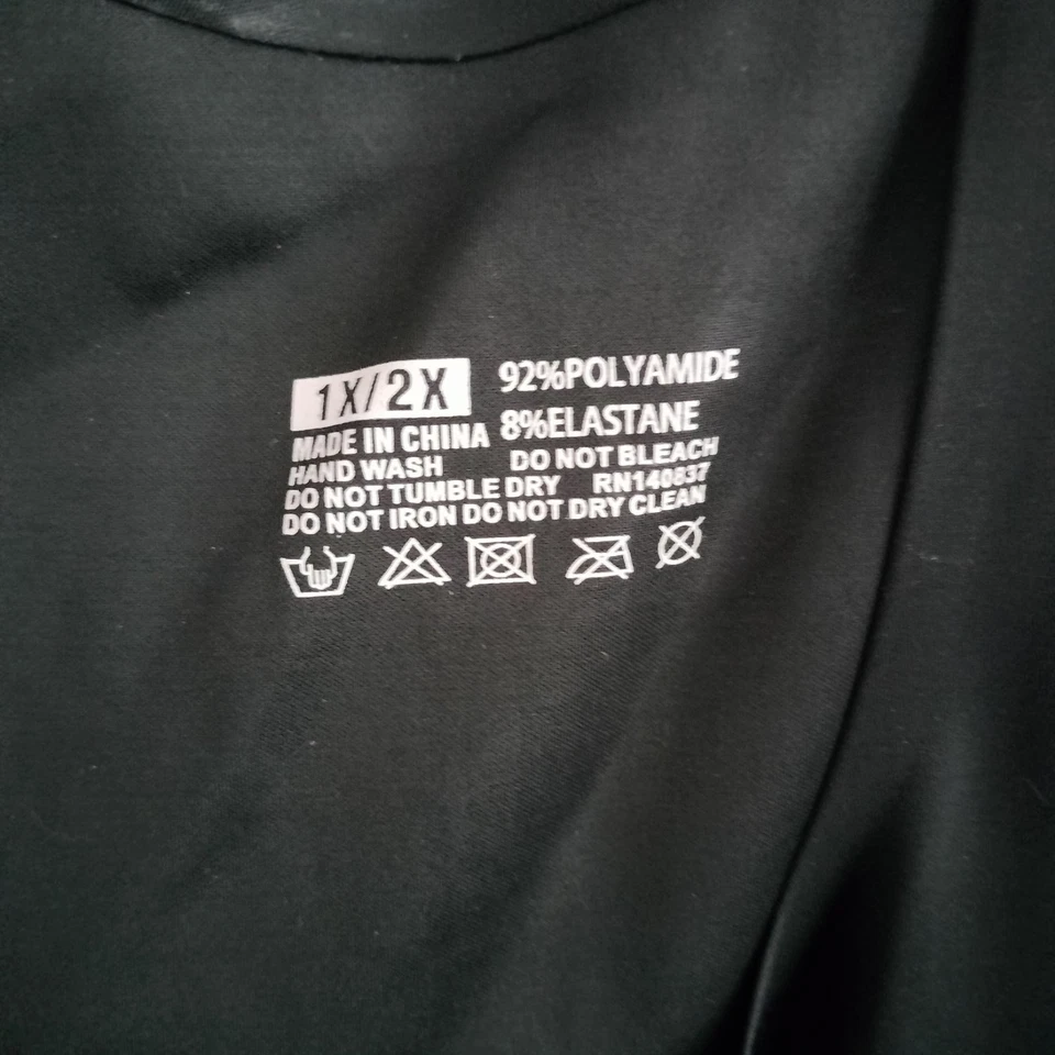 Lencería Fredericks Of Hollywood Talla Grande Negro Gancho Frontal Formador Tanque 1X / 2X Foto 2 de 4