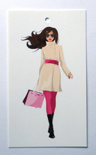 250 BOUTIQUE HANGTAGS SHOES TAGS PRICE HANG TAGS WITH 250 PLASTIC LOOPS