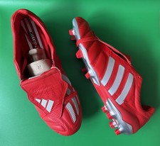 Scarpe da calcio Adidas Predator Mania Remake FG rosse, UK 9,5 EU 44