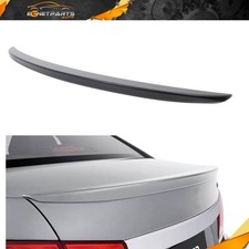 Trunk Spoiler For 2010-2015 Chevy Cruze Lip-type Primed Black Abs