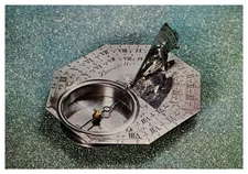 Postcard UK ENG London -Pocket Sundial of Butterfield Type