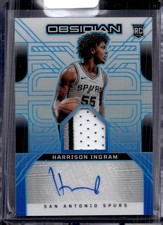 2024-25 Obsidian #RJI-HAR Harrison Ingram RC JI Electric Etch Snowcapped  #/27