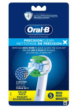 Oral-B Precision Clean X-Filament Replacement Brush Heads - 5ct New