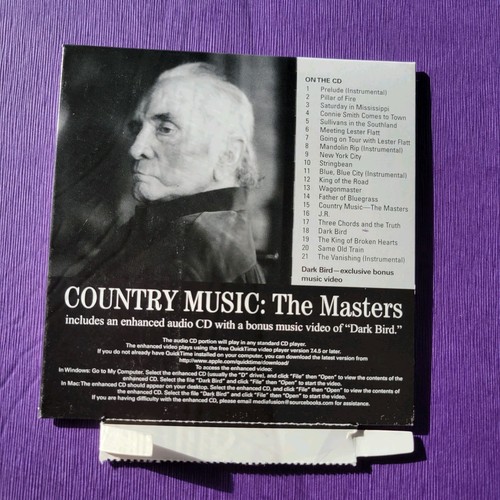 Country Music: the Masters Marty Stuart signed with CD 2008 HC, DJ - Picture 2 of 13