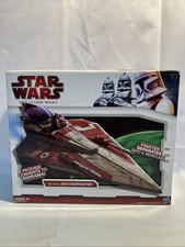 Star Wars Hasbro Vehicle Obi-Wan Kenobi s Delta Jedi Starfighter Clone Wars 2009