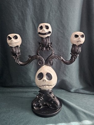 Disney Nightmare Before Christmas Candelabra Candlestick Holder Jack Skellington