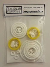 1986 Bally / Midway Special Force / Girls Pinball Machine Rubber Ring Kit
