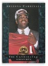 1996 President's Reserve Simeon Rice The Candidates #1 Cardinals