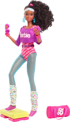Mattel | Barbie Signature Barbie Rewind Fashion Doll - Workin' Out Ebony (New)