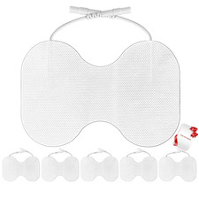TENS Unit Replacement Pads - Pack of 6 Extra Large Butterfly Shaped Electrode Sq