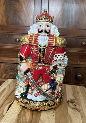 Christopher Radko Nutcracker King Cookie Jar 2000