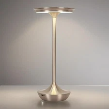 Rechargeable Cordless Table Lamp,Portable Outdoor Battery Operated LED Table ...