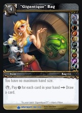 Moderate Play WoW TCG "Gigantique" Bag Wrathgate World of Warcraft