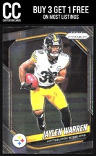 2025 Panini Prizm #293 Jaylen Warren Pittsburgh Steelers