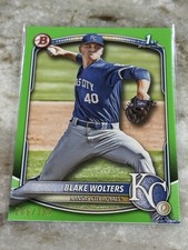 Blake Wolters 2025 1st Bowman 🟢Neon Green Border /399 #BP-76 Royals