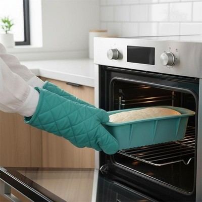 Rectangle Toast Bread Mould DIY Cake Bakeware Pan Food Grade Silicone Mould