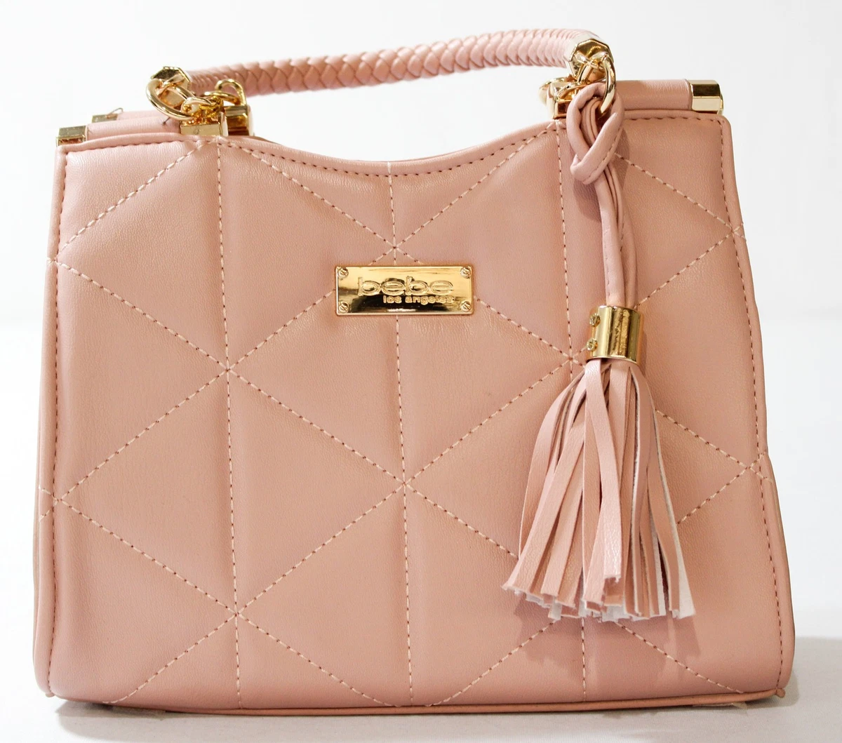 NWT Bebe Pink Handbag Bundle - 3 PC Set: Backpack, Satchel, & Heart Crossbody bebe Pink Bags & Handbags for Women for sale - eBay main image 4