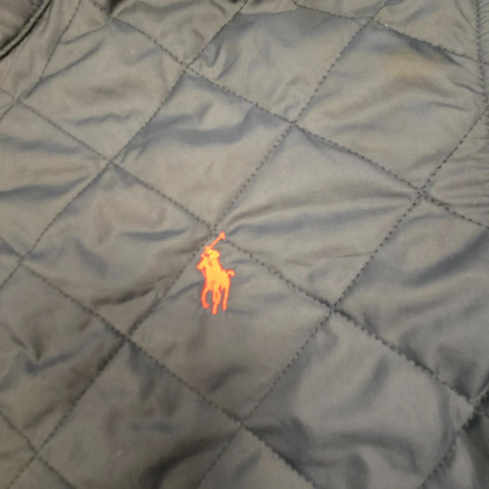 Ralph Lauren Jacket Mens XLARGE blue quilted puffer Long Sleeve Full Zip Size XL - Image 3 of 4