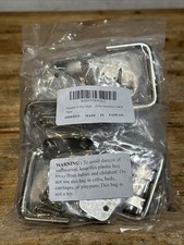 Hicarer 6 Pcs Sliding Door Lock Glass Door Latch Safe Secure Drop in Lock Securi
