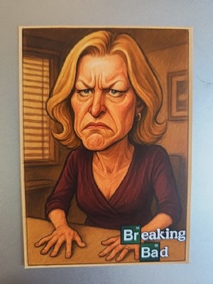 Breaking Bad Custom Caricature Card - Skyler White