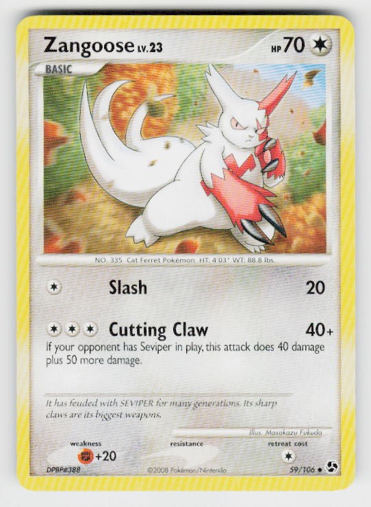 Great Encounters #59/106 Zangoose