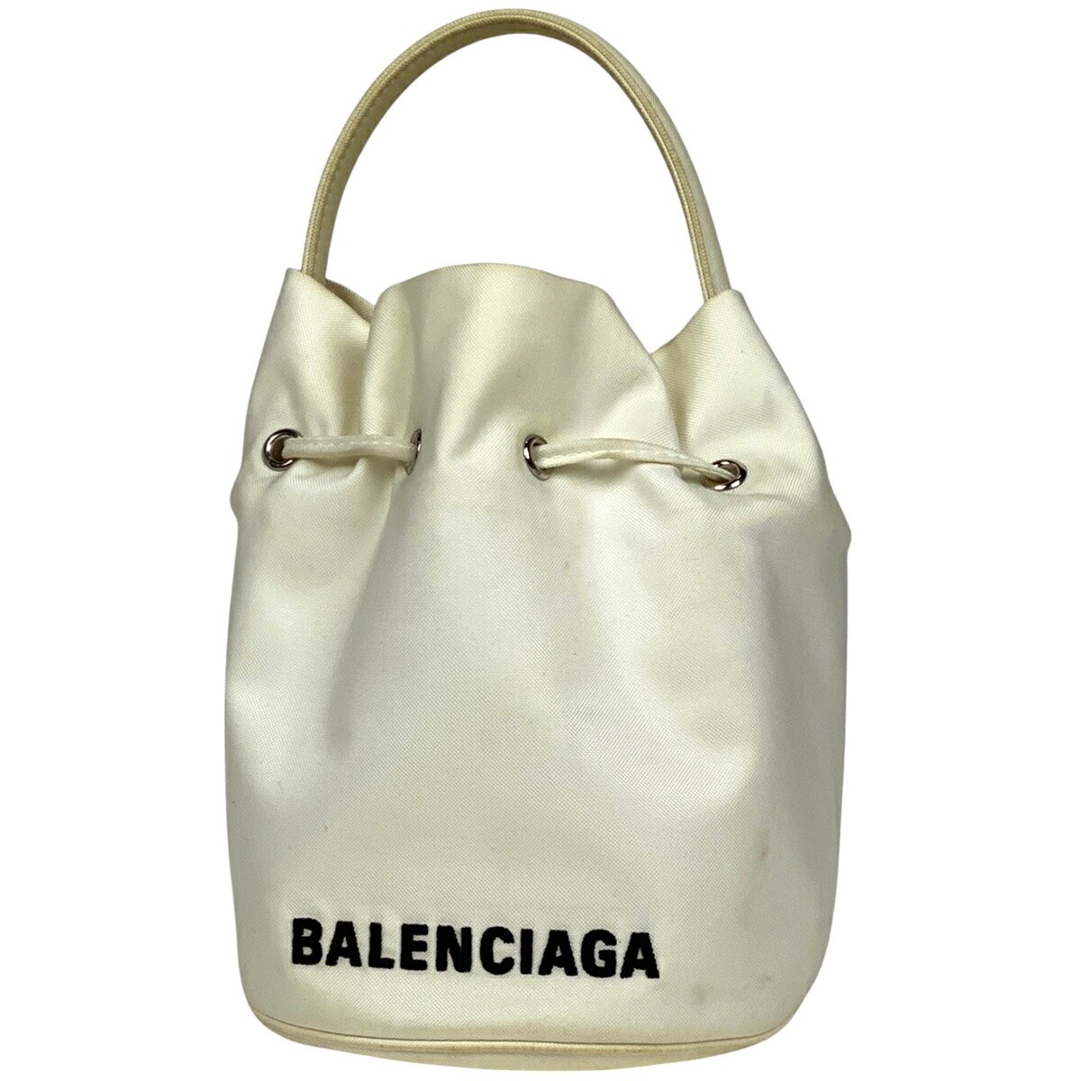 【関税&送料込み】Balenciaga Bucket Bags Balenciaga Drawstring Bucket Bag 2Way Shoulder Handbag Nylon