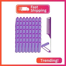 56Pcs Sponge Rollers Set, Self-Grip Heatless Foam Curlers for Long, Medium Sho