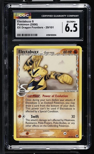 Electabuzz δ graded CGC 6.5 for sale on eBay