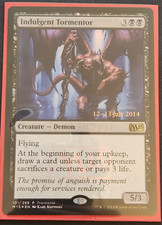 MTG Indulgent Tormentor-Core Set 2015-Pre Release-#101/269-Rare-Foil-LP