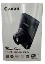 NEW! Canon PowerShot ELPH 360 HS A 20.2 MP Digital Camera - Silver
