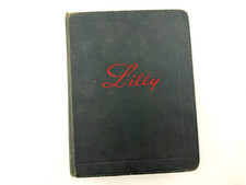 1976 Eli Lilly Pharmaceutical Price Catalog Pharmacy Medical Binder Vintage