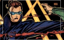 1993 Topps WildC.A.T.s #18 The Coda assassin slices her wa