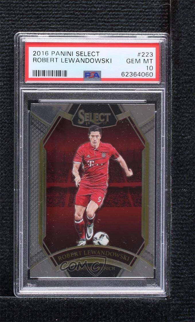 2016-17 Panini Select Field Level Robert Lewandowski #223 PSA 10 GEM MT 00e8