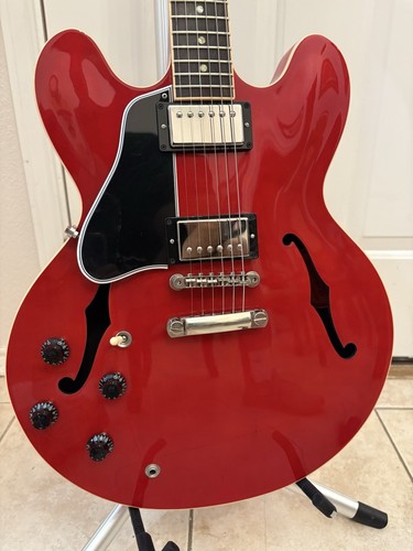 2014 Gibson ES-335 Semi Hollow LEFT-HANDED Cherry In Color/PRICED TO SELL .