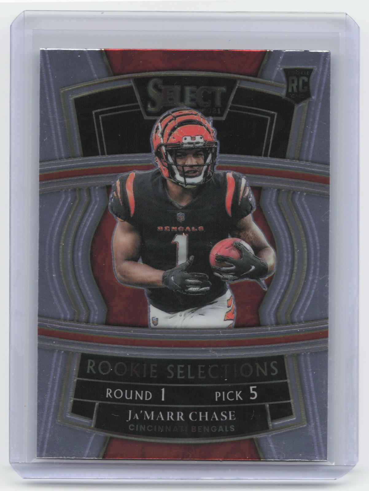 2021 Panini Select #RS-7 Ja'Marr Chase Rookie Selections