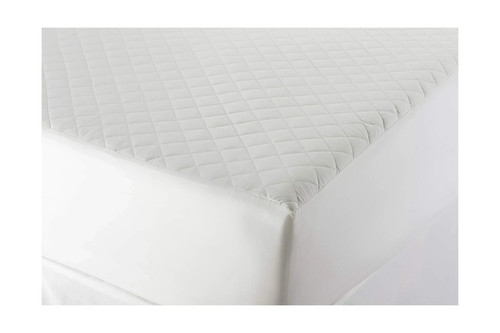 COYUCHI Organic Cotton Mattress Pad, CAL KING, Soft Cotton Mattress Cover, White - Picture 4 of 13