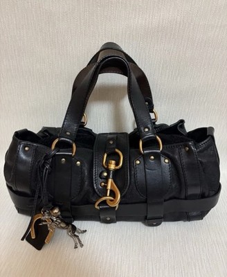 Chloe Kerala Handbag Black Leather Y2K Limited Edition Bag Horse 
