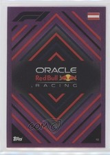 2022 Topps F1 Turbo Attax Team Logo Pink Mirror Foil Red Bull Racing Honda 0c6