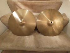 Vintage Zildjian Avedis 15 Inch "A" New Beat Hi Hat Cymbals, 1013/1534 Grams 