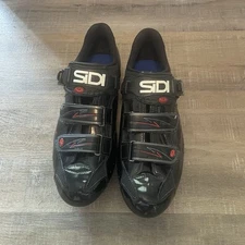 SIDI FIVE Carbon Composite Road Cycling Shoes 45 Black Red White Vernice