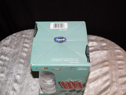 Dale Earnhardt Jr. #88 Set of 4 Clear 16oz Pilsner Glasses / Official Nascar #88 - Picture 4 of 4