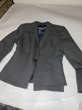 Next Tailoring Womens Grey Jacket Size 10 B994 Cj1