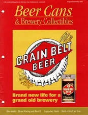 BCCA BREWERIANA BEER CAN COLLECTOR MAGAZINE AUG SEPT 02 ABA NABA GRAIN BELT BREW