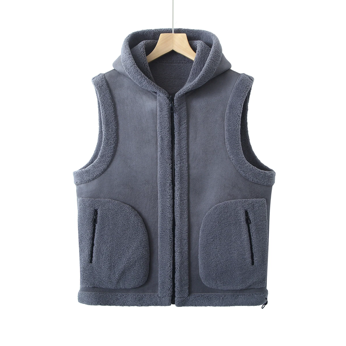 Sleeveless suede best sale jacket