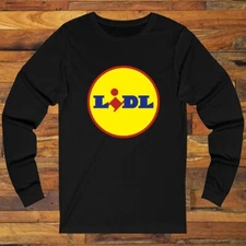LiDL Groceries Store Men's Black S-3XL