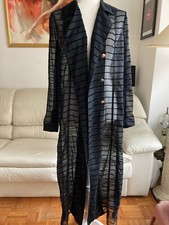 L’agence Long Black Sheer Chiffon Duster Coat – Size Small – New!
